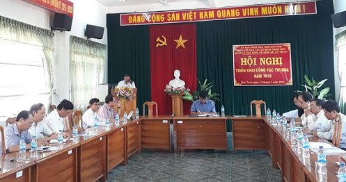 Hội nghị triển khai công tác thi đua năm 2019 của Khối thi đua các cơ quan tham mưu và quản lý nhà nước về Kinh tế - Kỹ thuật